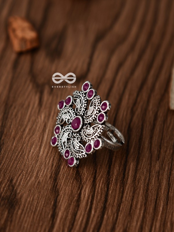 I'm a Whirlwind (Ruby Red) - The Embellished Oxidised Collection