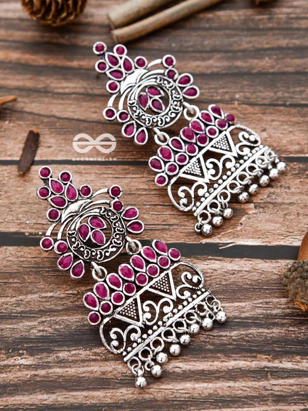 A Royal Delight - Ruby Red - The Embellished Oxidised Collection
