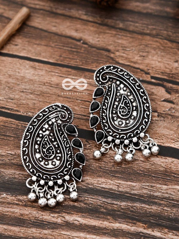 The Vintage Motifs - Onyx Black - The Embellished Oxidised Collection