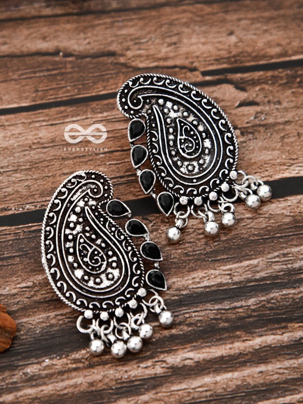 The Vintage Motifs - Onyx Black - The Embellished Oxidised Collection