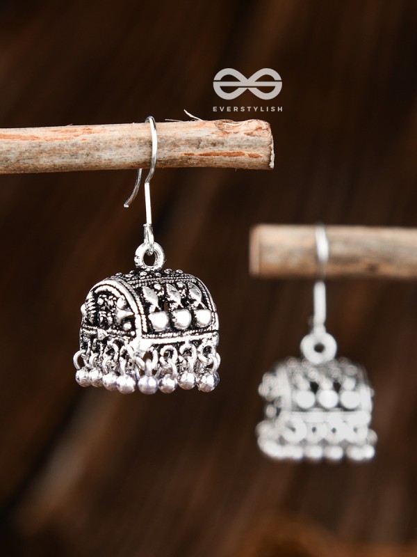 The Cute Little Dome Jhumkis- Tiny Trinket Earrings