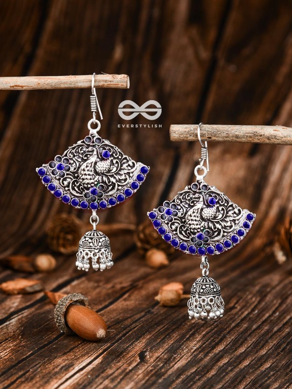 A Vintage Artwork (Blue) - The Embellished Oxidised Collection