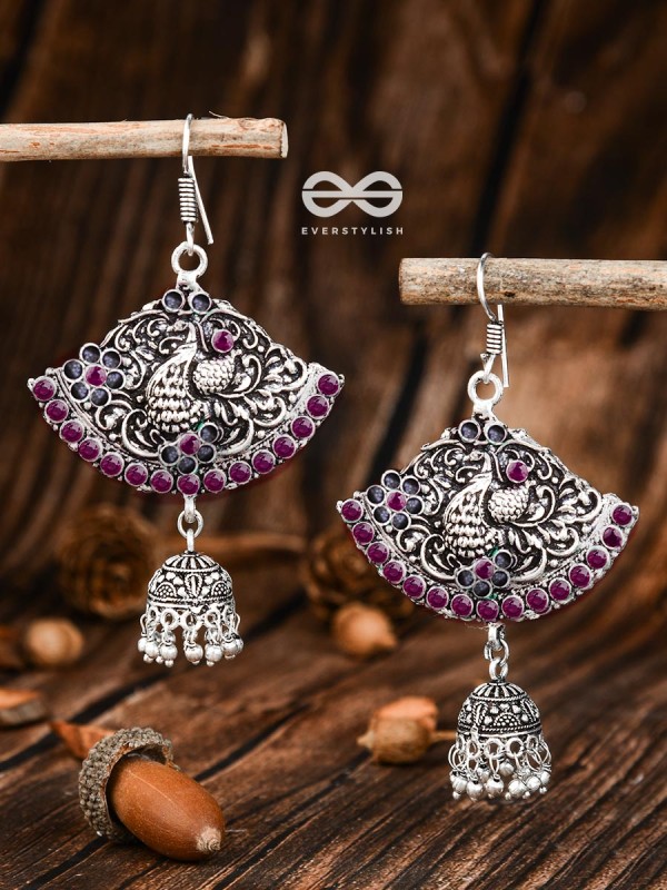A Vintage Artwork (Ruby) - The Embellished Oxidised Collection