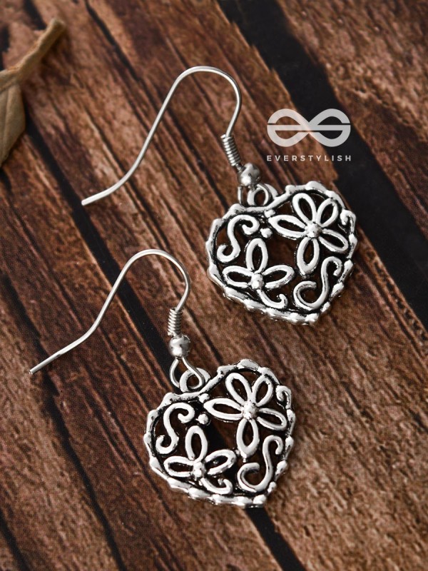 The Intricate Hearts - Tiny Trinket Earrings