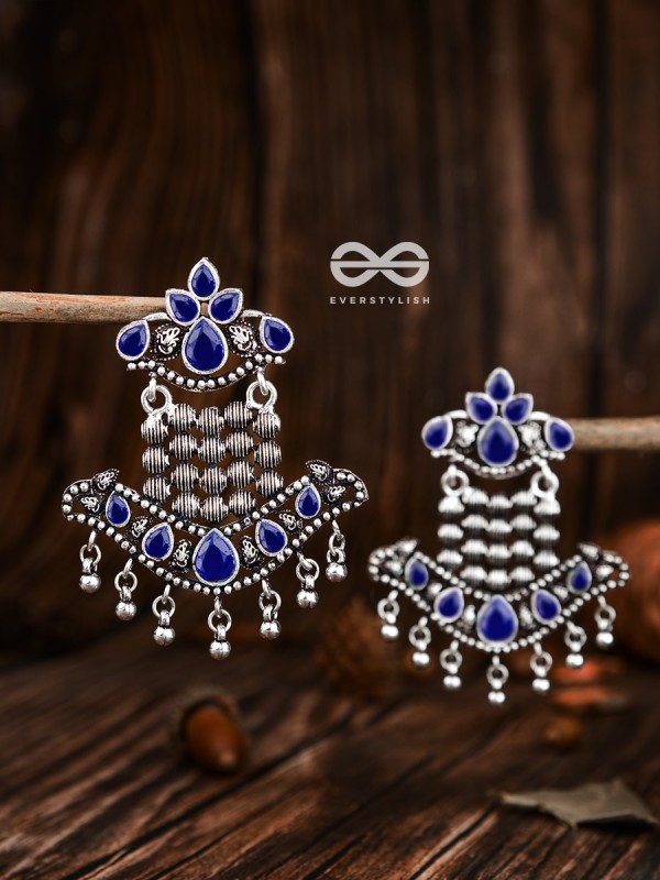 The Statement Makers (Sapphire Blue) - Embellished Oxidised Collection