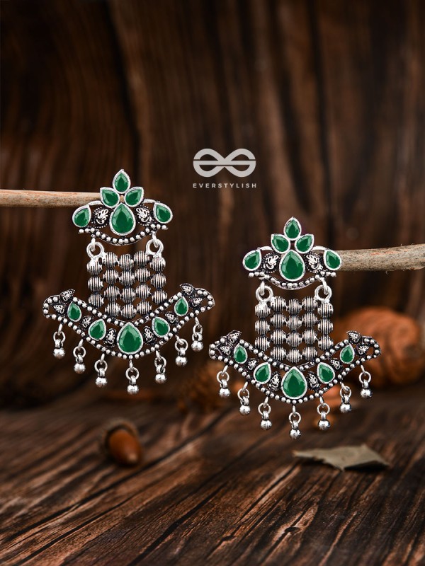The Statement Makers (Emerald Green) - Embellished Oxidised Collection