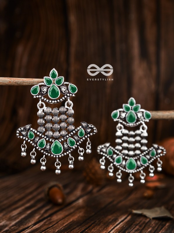 The Statement Makers (Emerald Green) - Embellished Oxidised Collection