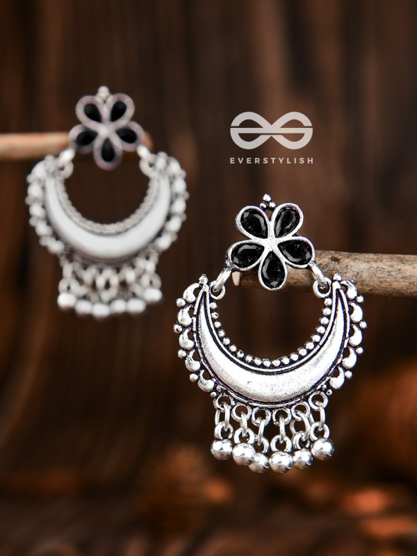 The Floral Moon - Onyx Black - The Embellished Oxidised Collection