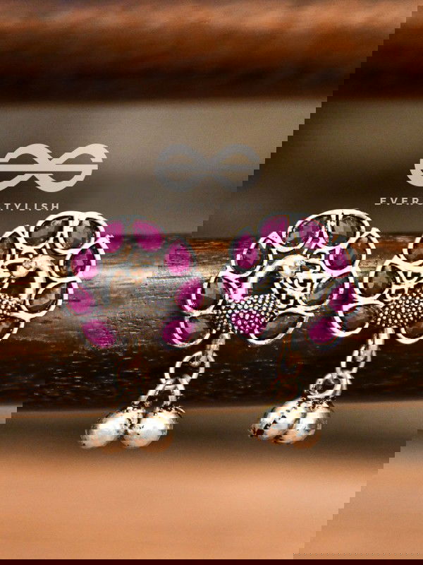 The Cute Peacocks (Ruby Red) - The Melodious Ghungroo Collection