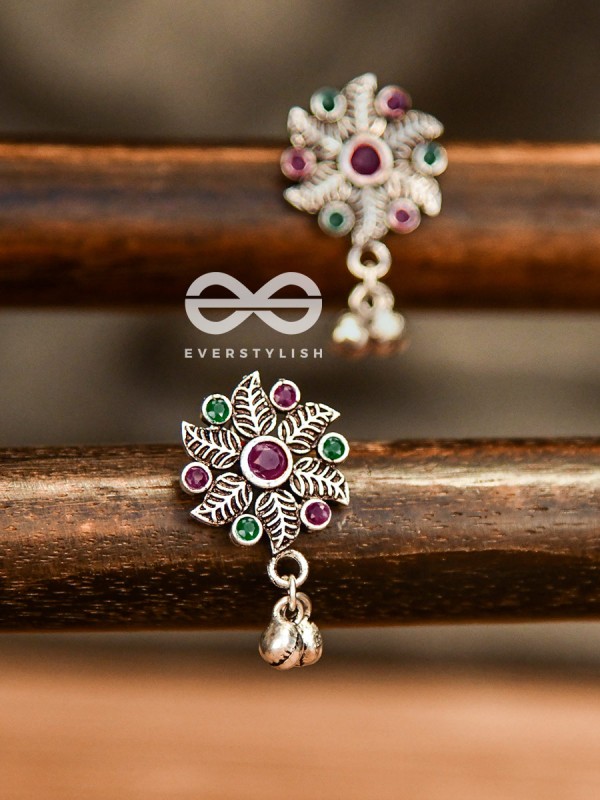 The Embellished Whirlwind (Ruby- Emerald) - The Melodious Ghungroo Collection