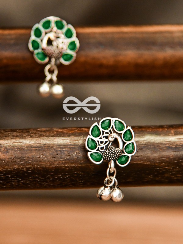 The Vintage Peacocks (Ruby Red) - The Melodious Ghungroo Collection