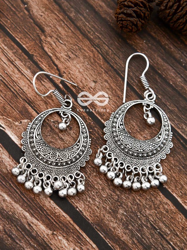 The Bohemian Motifs - Oxidised Boho Earrings