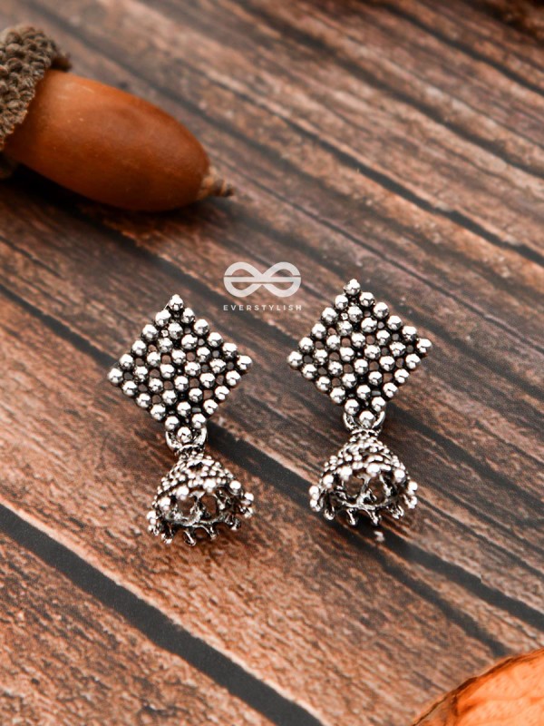 The Dotted Bohemian Geometry - Tiny Trinket Earrings
