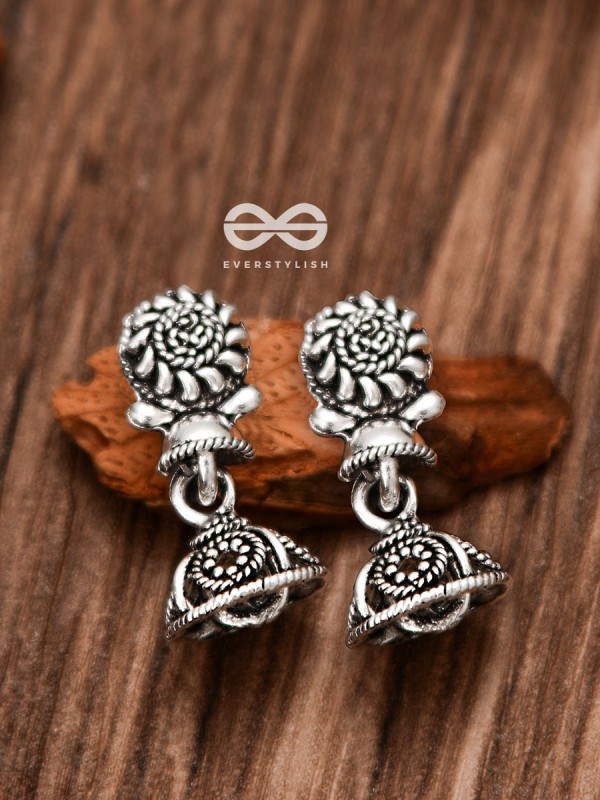 The Little Artwork Jhumki - Tiny Trinket Earrings