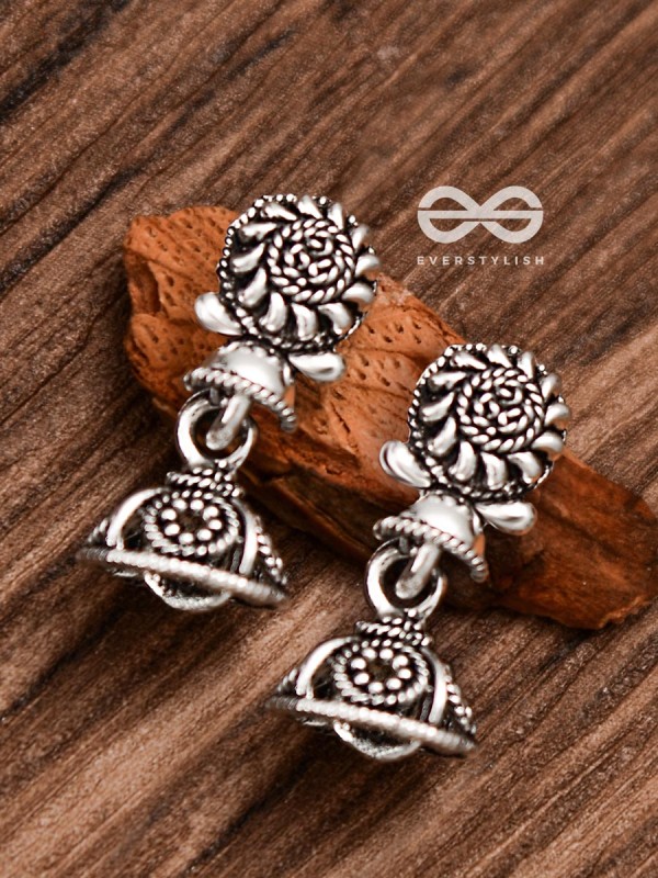 The Little Artwork Jhumki - Tiny Trinket Earrings