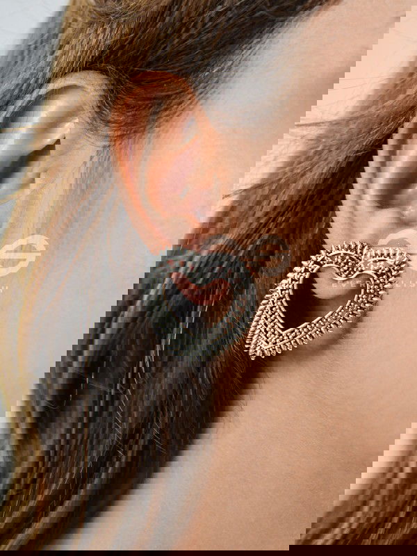 The Little Bohemian Heart - Oxidised Boho Earrings