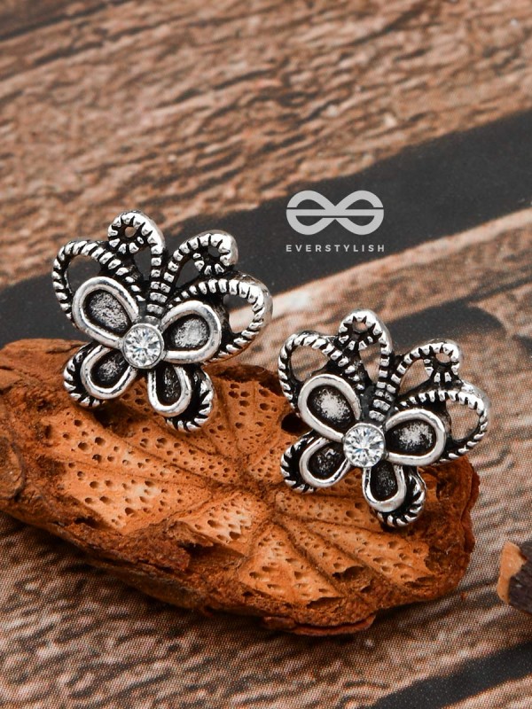 The Cute Little Butterfly Studs - Tiny Trinket Earrings