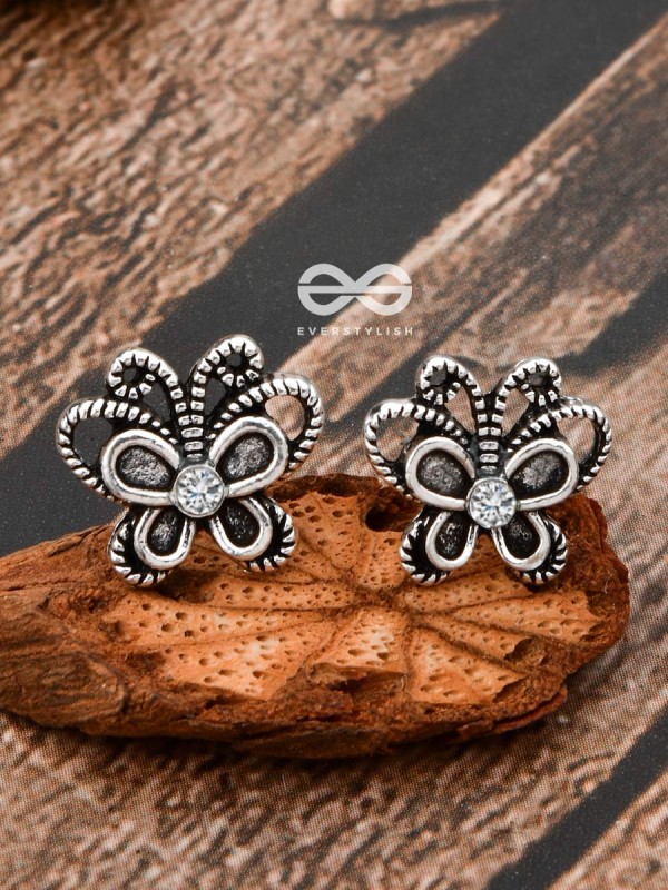 The Cute Little Butterfly Studs - Tiny Trinket Earrings