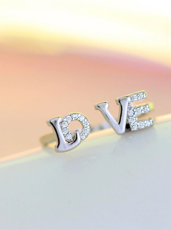 Joyous Love Adjustable American-Diamond Ring