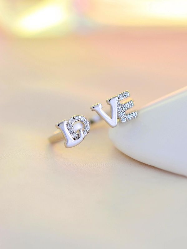Joyous Love Adjustable American-Diamond Ring