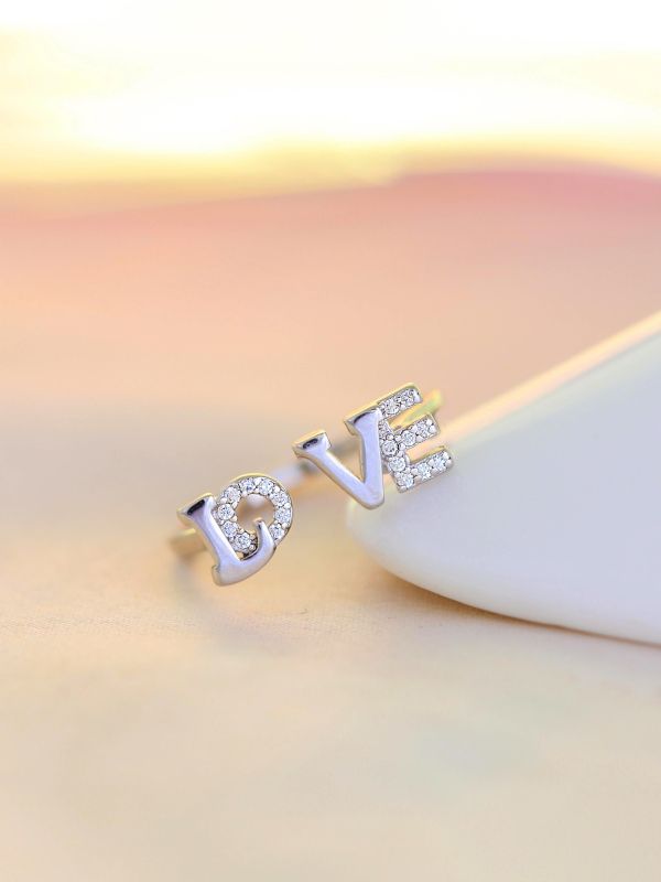 Joyous Love Adjustable American-Diamond Ring