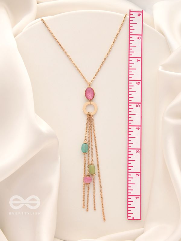 The Golden Hail- Golden Embellished Necklace With Anti-Tarnish Coating 