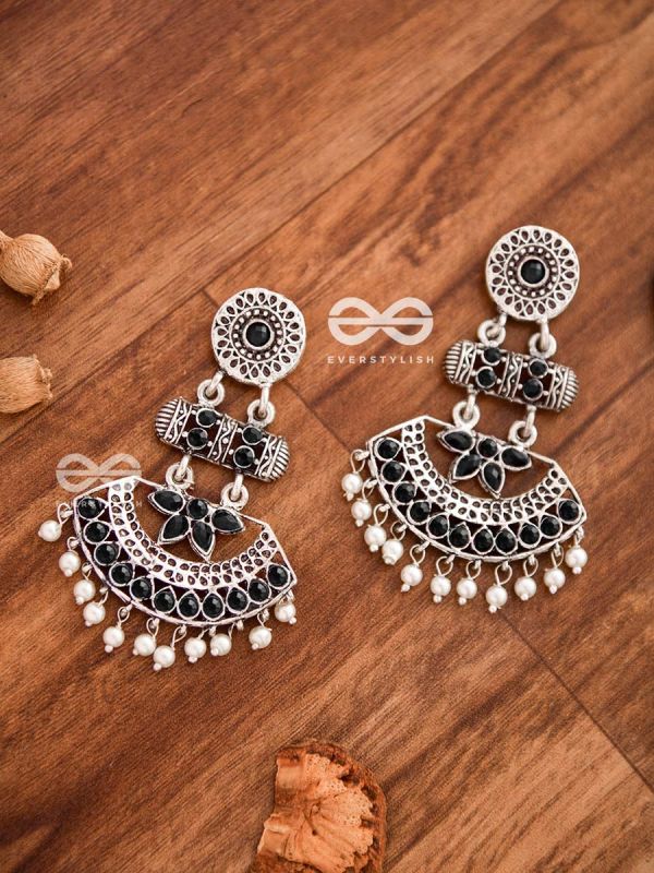 The Bohemian Elegance (Onyx Black) - Embellished Oxidised Collection