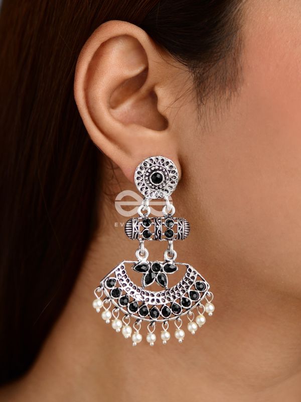 The Bohemian Elegance (Onyx Black) - Embellished Oxidised Collection