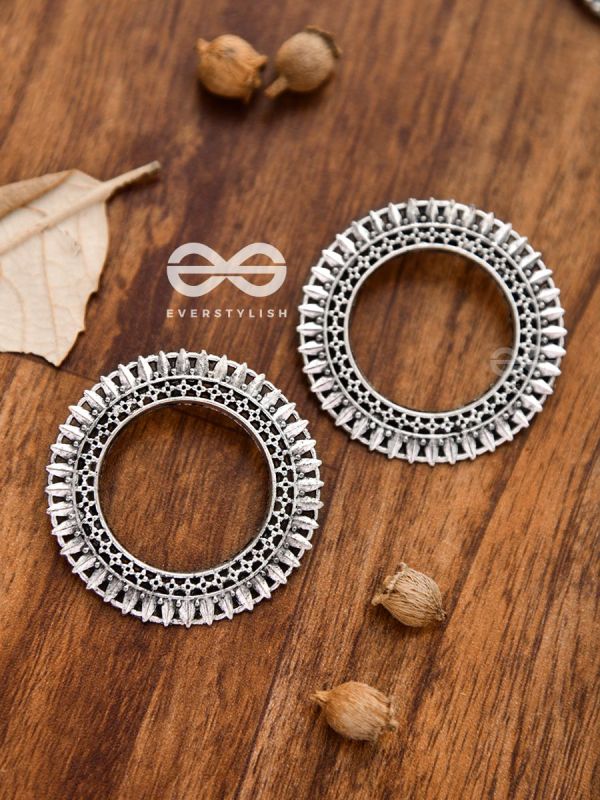 The Bohemian Tribals - Oxidised Boho Studs