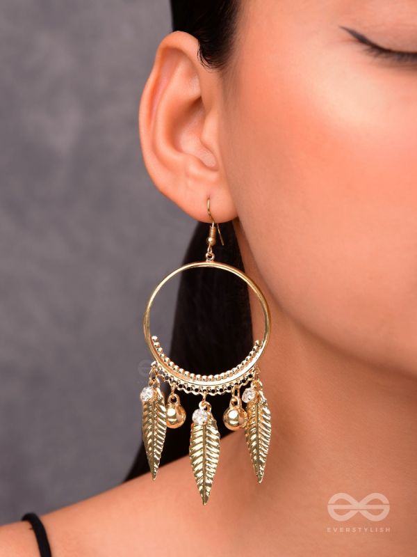 The Dangling Shimmery Leaves - The Golden Charm Collection