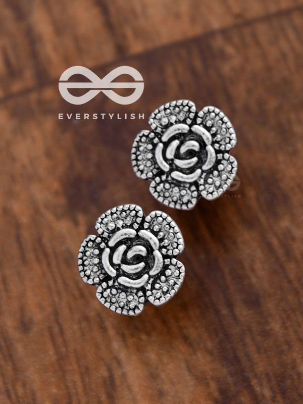 The Little Boho Floral Studs - Tiny Trinket Earrings