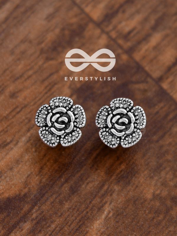 The Little Boho Floral Studs - Tiny Trinket Earrings