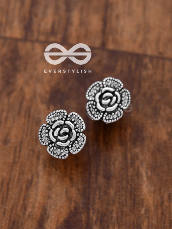 The Little Boho Floral Studs - Tiny Trinket Earrings