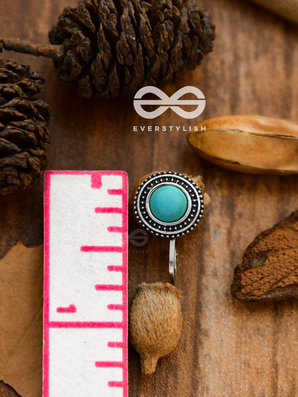 The Bohemian Statement - Turquoise Boho Nosering