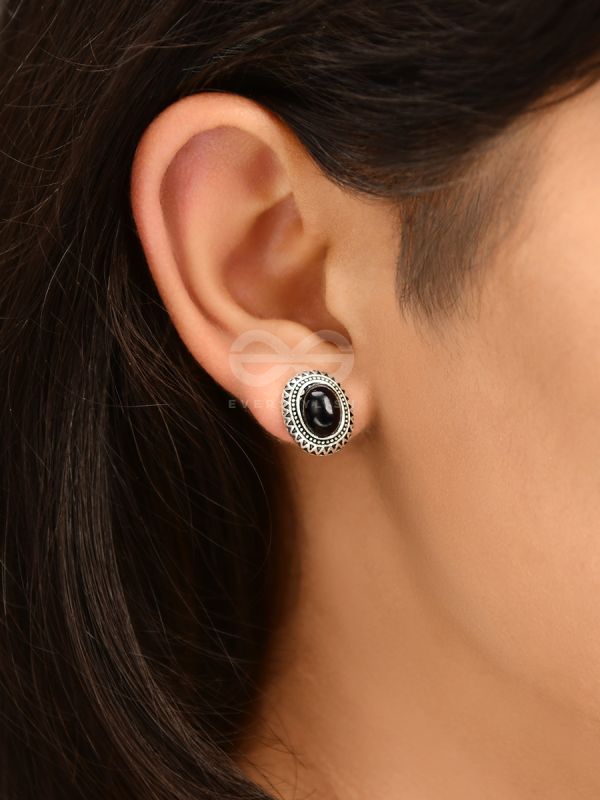The  Aztec Button Studs - Tiny Trinket Earrings