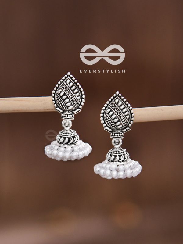 The Enticing Droplets - Double Pearled Jhumkis