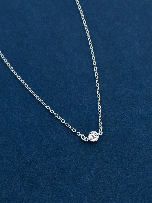 The Dainty Shimmer Neckpiece - Silver