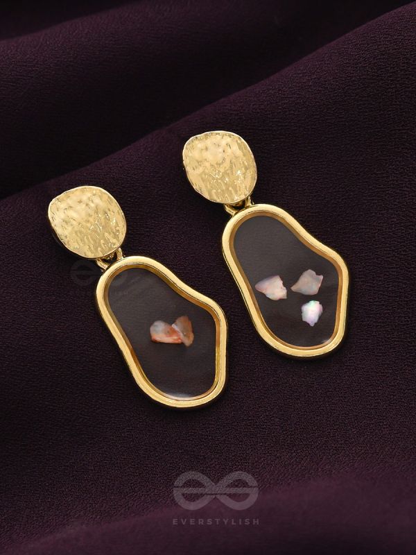 An Eclectic Delight - Golden Statement Earrings