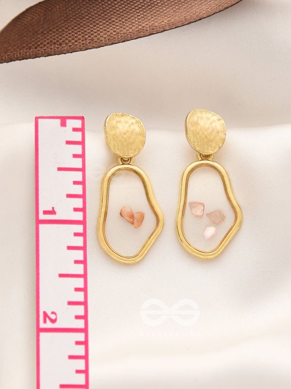An Eclectic Delight - Golden Statement Earrings