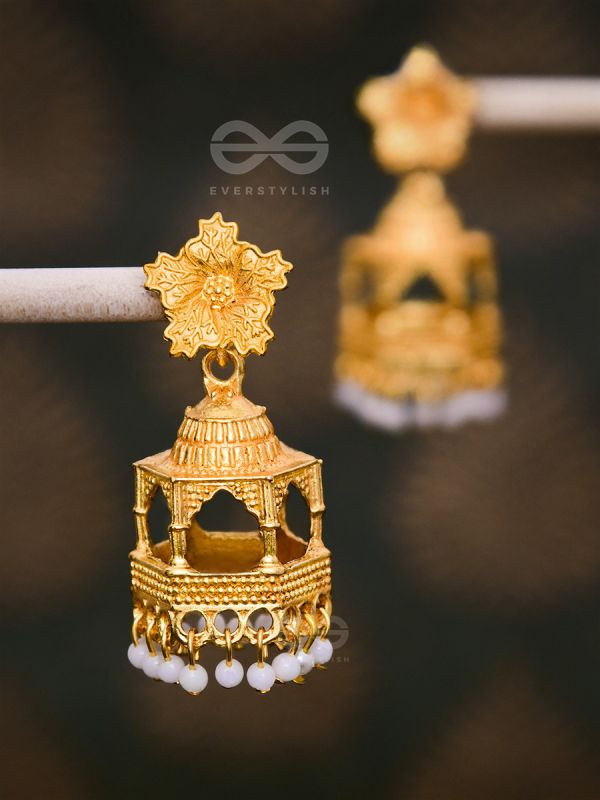 The Divine Artwork - Golden Statement Earrings