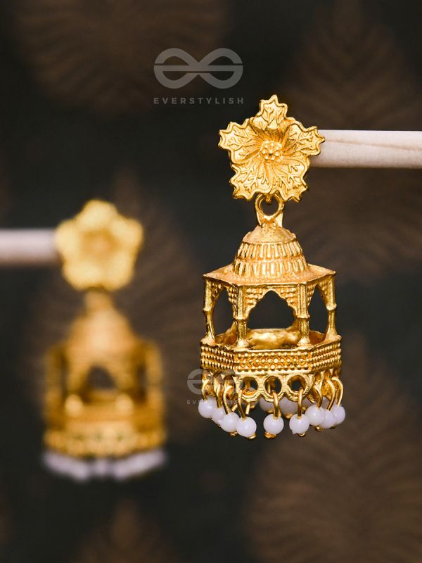 The Divine Artwork - Golden Statement Earrings