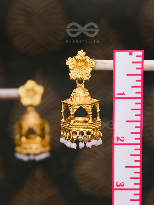 The Divine Artwork - Golden Statement Earrings