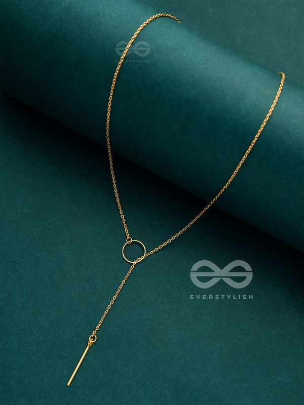 The Dainty Elegance - Golden Neckpiece With Anti-Tarnish Coating