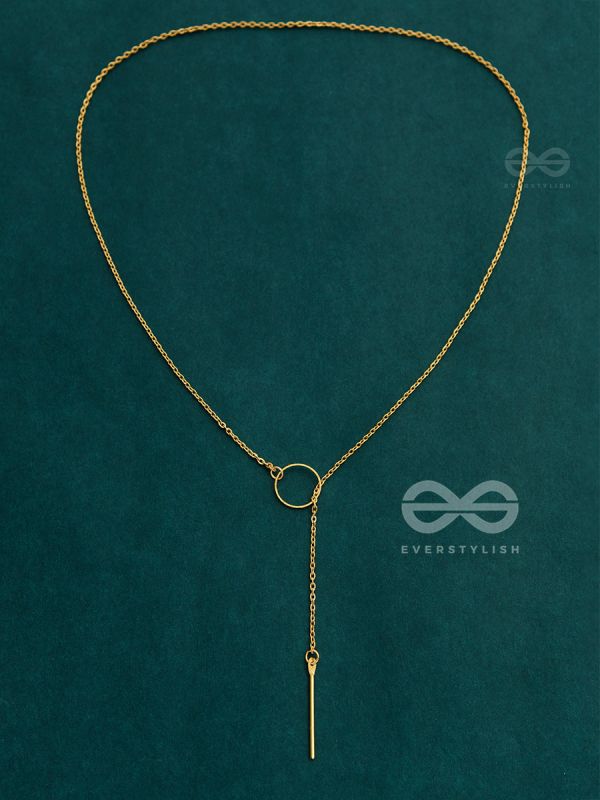 The Dainty Elegance - Golden Neckpiece With Anti-Tarnish Coating