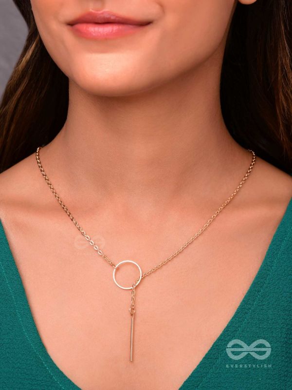 The Dainty Elegance - Golden Neckpiece With Anti-Tarnish Coating