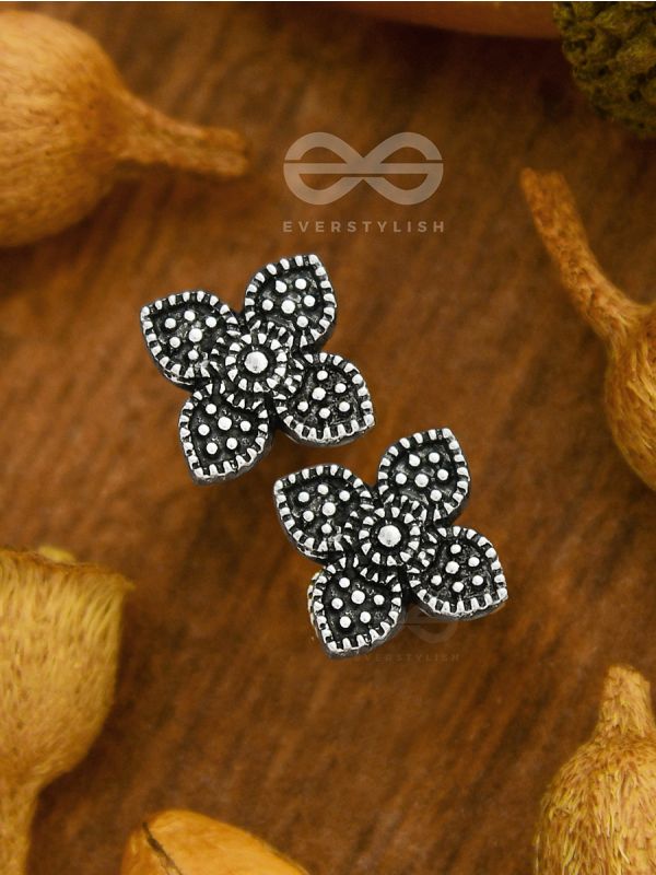 The Floral Celeste Studs- Tiny Trinket Earrings