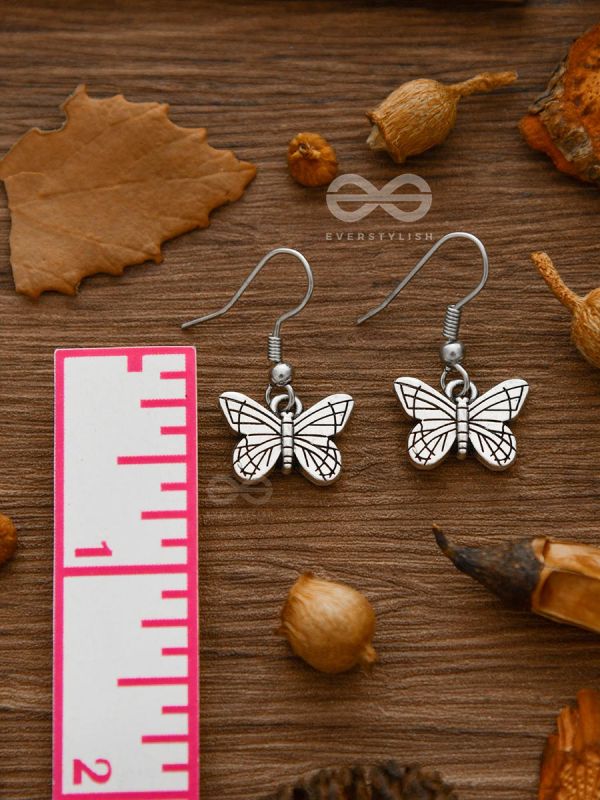 Butterfly Fly Away Danglers - Tiny Trinket Earrings