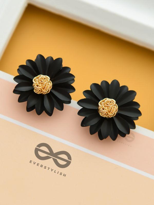 BLOOM IN DARKNESS - Statement Stud Earrings