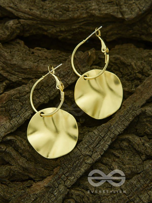 Blazing Stars- Golden Earrings