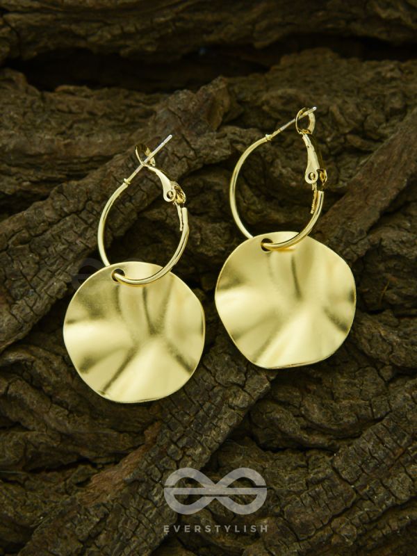 Blazing Stars- Golden Earrings